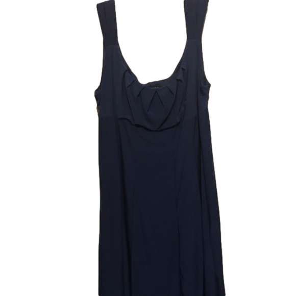 Never Worn! Royal Blue Empire Waist Dress (Knee Length) - Picture 5 of 11